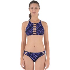 Dark Galaxy Stripes Pattern Perfectly Cut Out Bikini Set by dflcprints