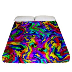 Artwork By Patrick-colorful-18 Fitted Sheet (queen Size) by ArtworkByPatrick