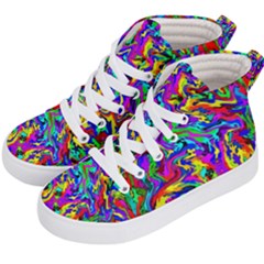 Artwork By Patrick-colorful-18 Kid s Hi-top Skate Sneakers by ArtworkByPatrick