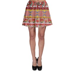 Carretto Siciliano Print Skater Skirt by CasaDiModa