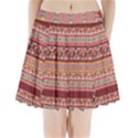 Carretto Siciliano print Pleated Mini Skirt View1