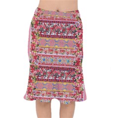 Carretto Siciliano Print Mermaid Skirt by CasaDiModa