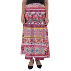 Carretto Siciliano Print Flared Maxi Skirt by CasaDiModa