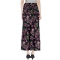 Purple Tulip print Full Length Maxi Skirt View2