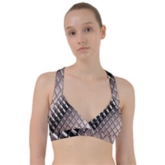 3d Abstract Pattern Sweetheart Sports Bra by Sapixe