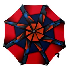 3d And Abstract Hook Handle Umbrellas (Medium)