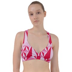 3d Pattern Experiments Sweetheart Sports Bra by Sapixe