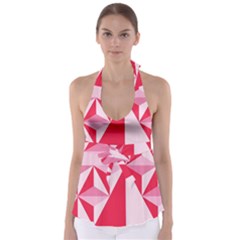 3d Pattern Experiments Babydoll Tankini Top by Sapixe