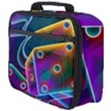 3d Cube Dice Neon Full Print Lunch Bag View4