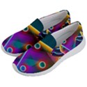 3d Cube Dice Neon Women s Lightweight Slip Ons View2