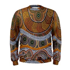 Aboriginal Traditional Pattern Men s Sweatshirt by Sapixe