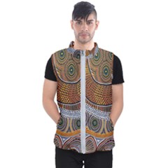 Aboriginal Traditional Pattern Men s Puffer Vest