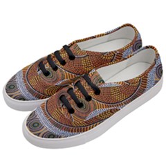 Aboriginal Traditional Pattern Women s Classic Low Top Sneakers