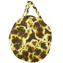 Abstract Pattern Giant Round Zipper Tote