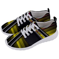 Abstract Multicolor Vectors Flow Lines Graphics Men s Lightweight Sports Shoes by Sapixe