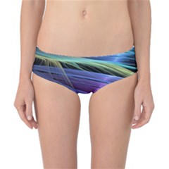 Abstract Satin Classic Bikini Bottoms by Sapixe