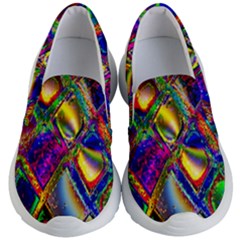 Abstract Digital Art Kid s Lightweight Slip Ons