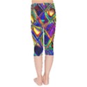 Abstract Digital Art Kids  Capri Leggings  View2