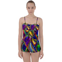 Abstract Digital Art Babydoll Tankini Set by Sapixe