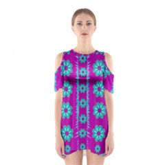 Fern Decorative In Some Mandala Fantasy Flower Style Shoulder Cutout One Piece by pepitasart