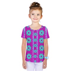 Fern Decorative In Some Mandala Fantasy Flower Style Kids  One Piece Tee