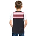 MAGA Make America Great Again with US Flag on black Kids  SportsWear View2