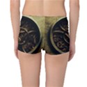 Abstract Steampunk Textures Golden Reversible Boyleg Bikini Bottoms View4