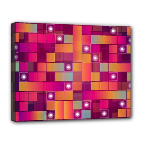 Abstract Background Colorful Canvas 14  X 11  by Sapixe