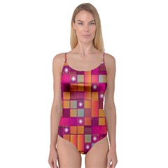 Abstract Background Colorful Camisole Leotard  by Sapixe