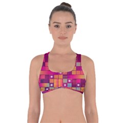 Abstract Background Colorful Got No Strings Sports Bra by Sapixe