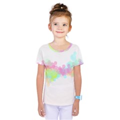 Abstract Color Pattern Colorful Kids  One Piece Tee