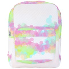 Abstract Color Pattern Colorful Full Print Backpack