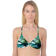 Abstract Reversible Tri Bikini Top