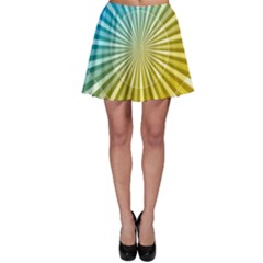 Abstract Art Art Radiation Skater Skirt by Sapixe