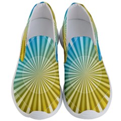 Abstract Art Art Radiation Men s Lightweight Slip Ons