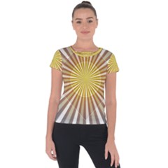 Abstract Art Art Modern Abstract Short Sleeve Sports Top 