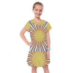 Abstract Art Art Modern Abstract Kids  Drop Waist Dress by Sapixe