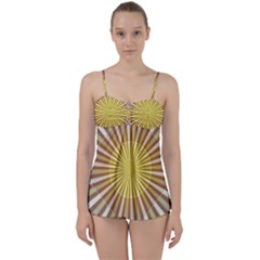 Abstract Art Art Modern Abstract Babydoll Tankini Set by Sapixe