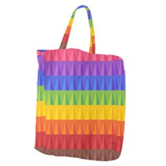 Abstract Pattern Background Giant Grocery Zipper Tote by Sapixe