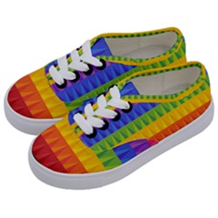 Abstract Pattern Background Kids  Classic Low Top Sneakers