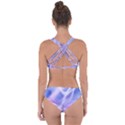 Abstract Graphic Design Background Criss Cross Bikini Set View2