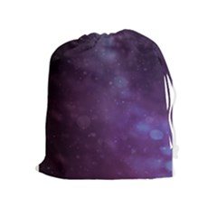 Abstract Purple Pattern Background Drawstring Pouches (extra Large) by Sapixe