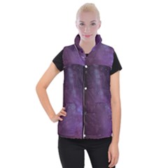 Abstract Purple Pattern Background Women s Button Up Vest by Sapixe