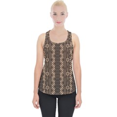 African Style Vector Pattern Piece Up Tank Top by Sapixe