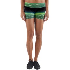 Alien Orbit Yoga Shorts by Sapixe