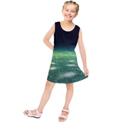 Alien Orbit Kids  Tunic Dress by Sapixe