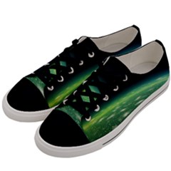 Alien Orbit Men s Low Top Canvas Sneakers by Sapixe