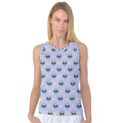 Alien Pattern Women s Basketball Tank Top by Sapixe