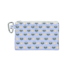 Alien Pattern Canvas Cosmetic Bag (small) by Sapixe