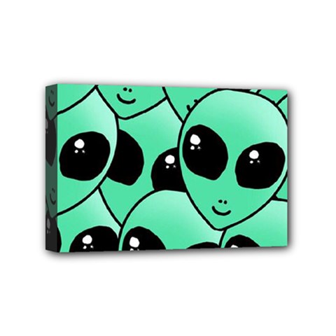 Alien Mini Canvas 6  X 4  by Sapixe